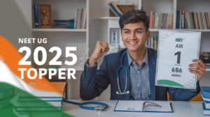 NEET UG 2025 results: Rajasthan’s Mahesh Kumar tops exam with 686 marks